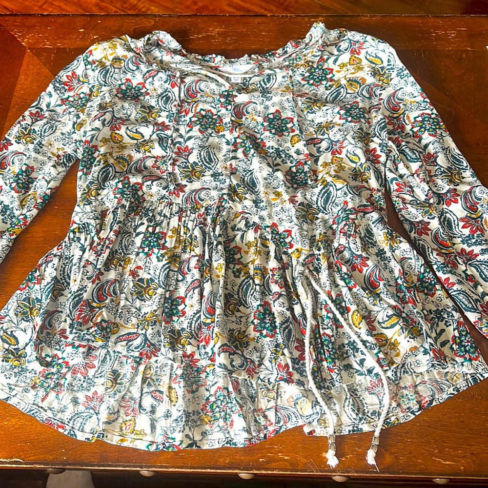 Women’s Long Sleeve Floral Blouse